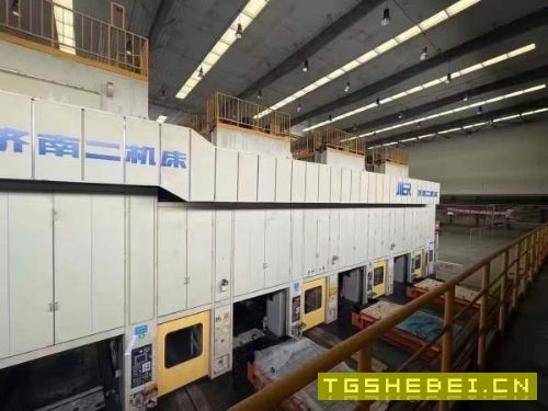 济南二机4序7轴ABB全自动机械压机冲压线00,工作台230.