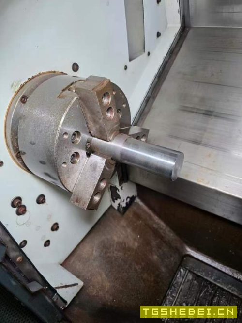 台湾原装程泰GCL-2L硬轨机。加工长度600。主轴鼻端：A.