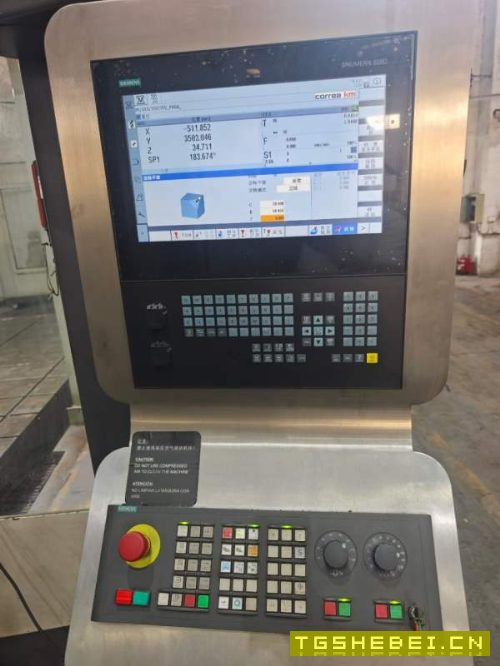 西班牙尼古拉斯40/40五面龙门加工中心西门子828D系统.
