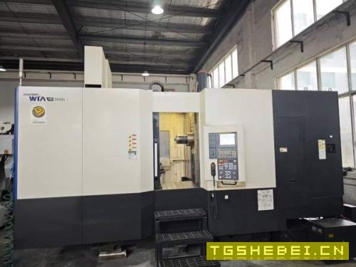 刚刚买下一台2018年高配原装韩国威亚双工位卧式加工中.