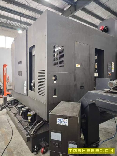 刚刚买下一台2018年高配原装韩国威亚双工位卧式加工中.
