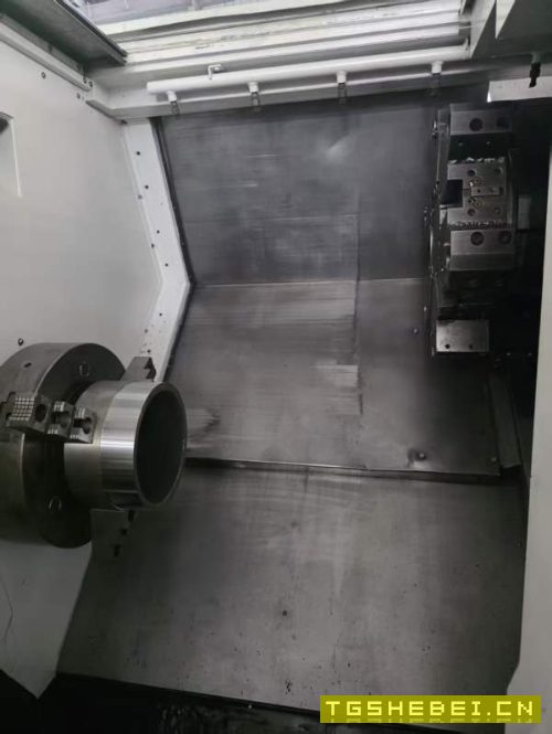 韩国原装威亚600AW数控车床，硬轨机，主电机30/37Kw，.