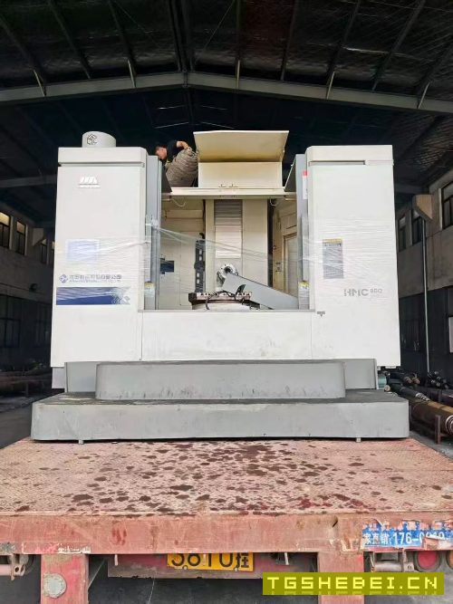 基本全新安装少用沈阳HMC-80Q单台卧式加工中心,三轴.