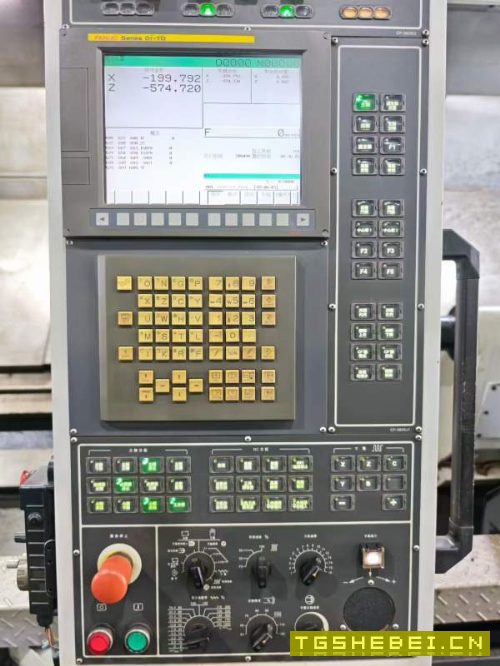 台湾原装程泰重型数控车床GS-6600L2,旋转直径1100mm.