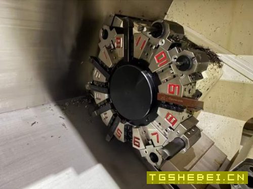 准新机:乔峰智能580斜轨刀塔机，回转直径500mm，加工.