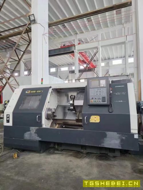 沈阳HTC54100重型数控车床，接电干活，12寸卡盘，加工.