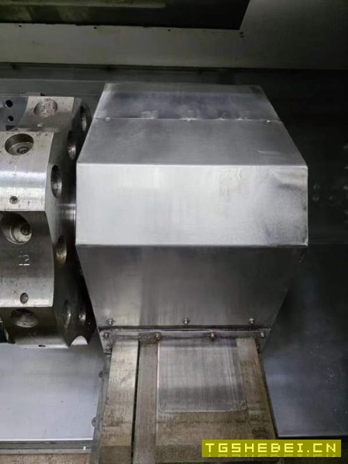 沈阳HTC54100重型数控车床,接电干活,12寸卡盘,加工.