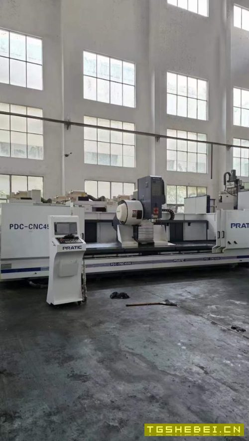 2021年7月出厂，普拉迪PDC4500型材加工中心，全铸件床.