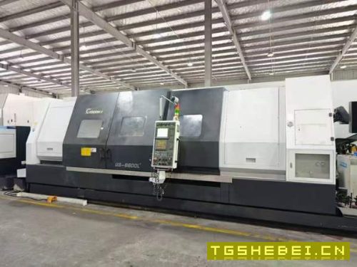 台湾原装程泰重型数控车床GS-6600L2，旋转直径1100mm.