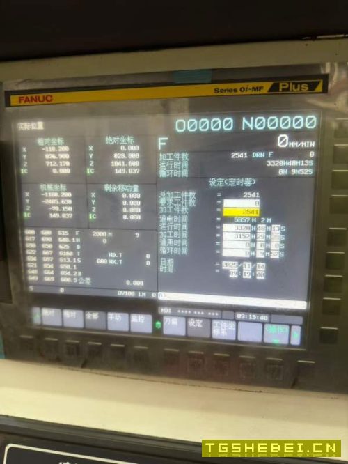 刚刚买下德扬6547龙门加工中心