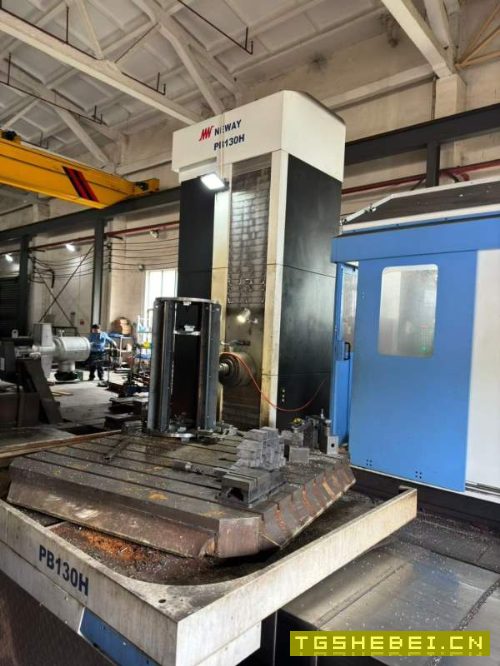 上海工厂拿下纽威130数控刨台镗床，5轴4联动，工作台2.
