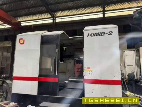 2台昆机kiMiB-2数控卧式铣镗床加工中心，法那科MD系统.