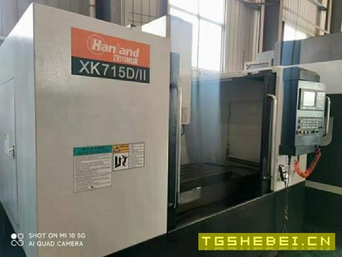 刚刚买下汉川715D数控铣一台，三轴线规，发那科MF系统.