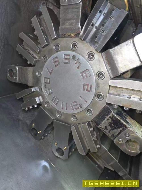 马扎克QTN200/1000车铣复合八寸中通卡盘12工位刀架带.