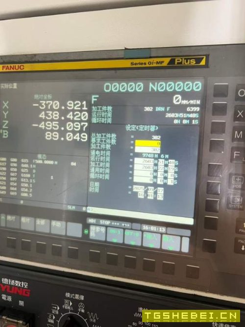 2022年8月准新德扬800单工作台卧加三轴行程1400950900.