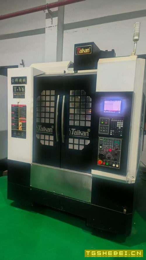 台群T-V6加工中心，三轴线轨，三菱M80系统，12000转，.
