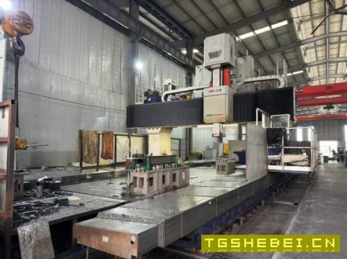 浙江工厂刚刚买下中捷动柱12米龙门加工中心