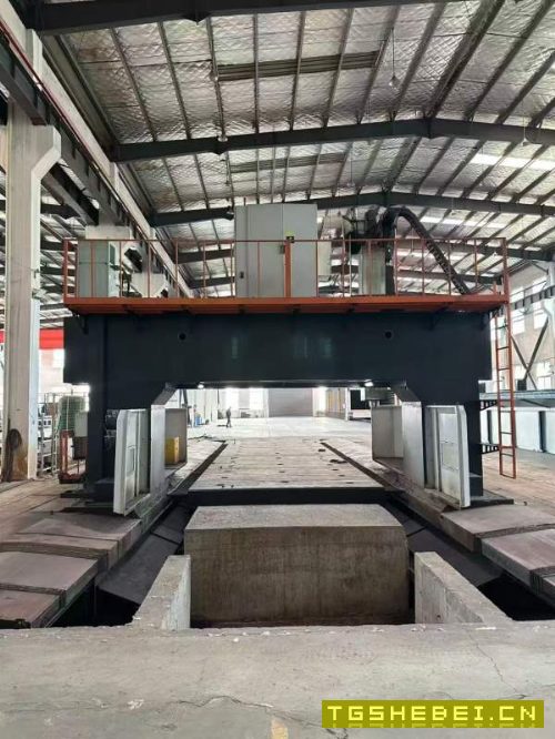 河北大恒DZ12046数控龙门铣床，工作台3600x12000，x轴.