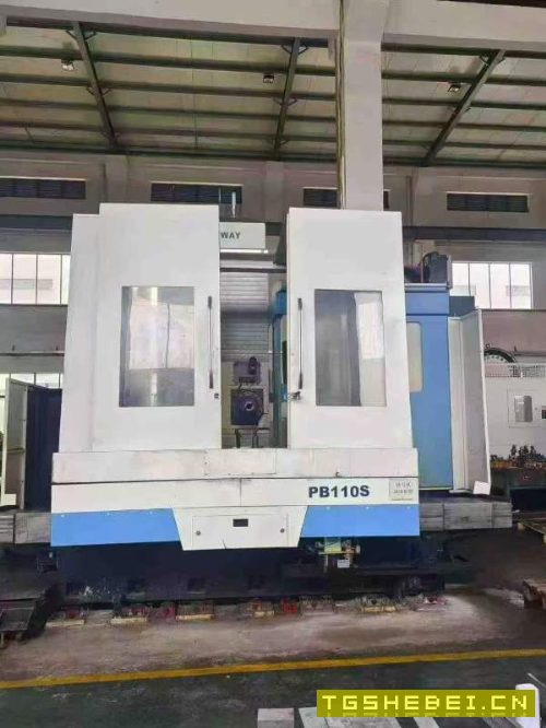 广东工厂在位出售:准新纽威PB110S卧式镗铣,三轴重型.