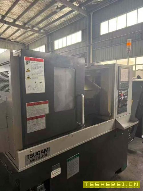 津上M08JII数控车床,2021年出厂,8寸台湾千岛卡盘,8.