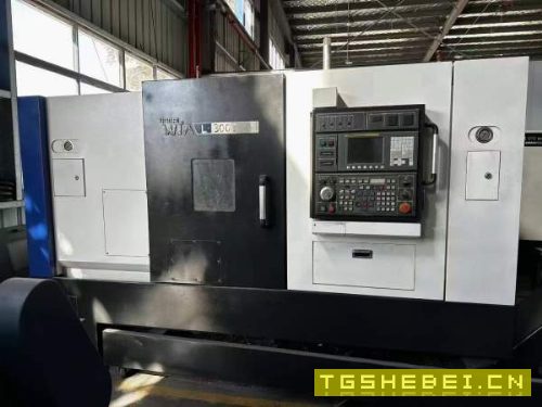 韩国原装威亚300C，15寸液压卡盘，12工位刀塔，带尾座.