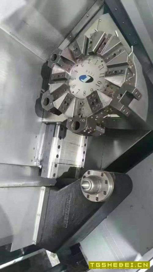 使用几百小时、2023年国盛lHT1031数控车床、发那科Plu.