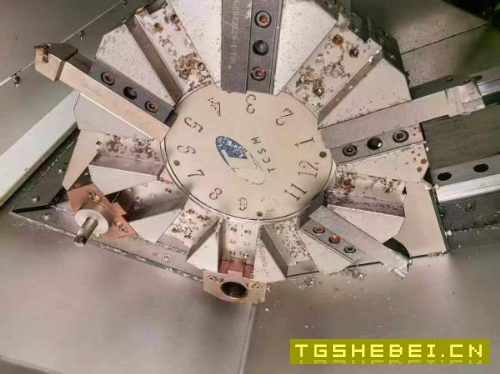 使用几百小时、2023年国盛lHT1031数控车床、发那科Plu.