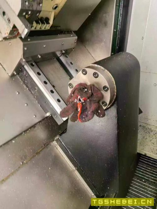 使用几百小时、2023年国盛lHT1031数控车床、发那科Plu.