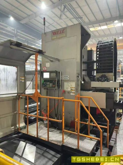 2017年台湾威立落地式镗铣加工中心，主轴加大400的BT5.