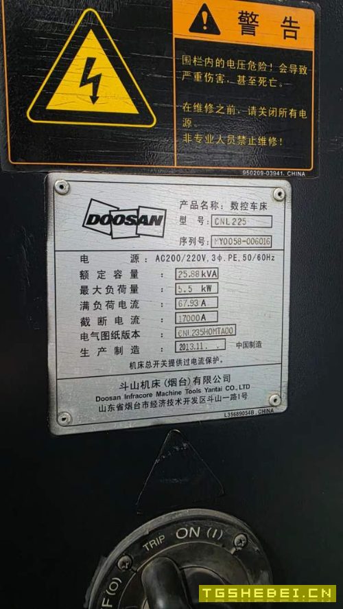 斗山CNL225,同款4台