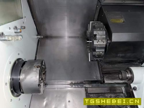 2022年杭州川禾8寸数控斜轨车,两轴线轨,新代22TA系.