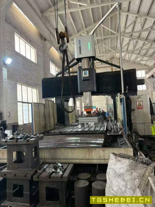刚刚买下：顶配南通国盛4028龙门加工中心，2022年10月.