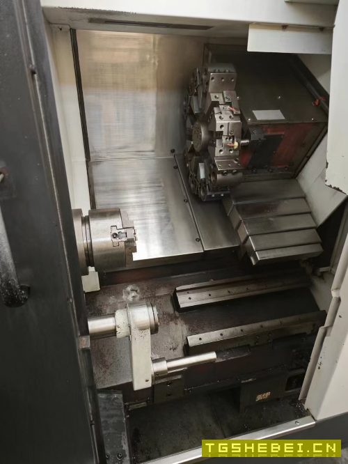 两台程泰GLS1500数控车床，8寸液压卡盘，10工位刀塔，.