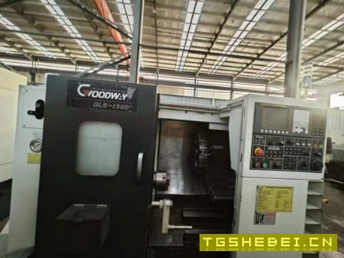新到两台程泰GLS1500数控车床，6寸液压卡盘，10工位刀.