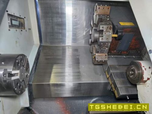 同款4台台湾原装进口程泰GLS-200斜轨数控车，发那科TD.