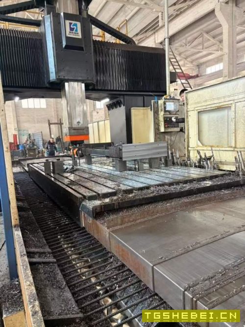 刚刚买下：顶配南通国盛4028龙门加工中心，2022年10月.