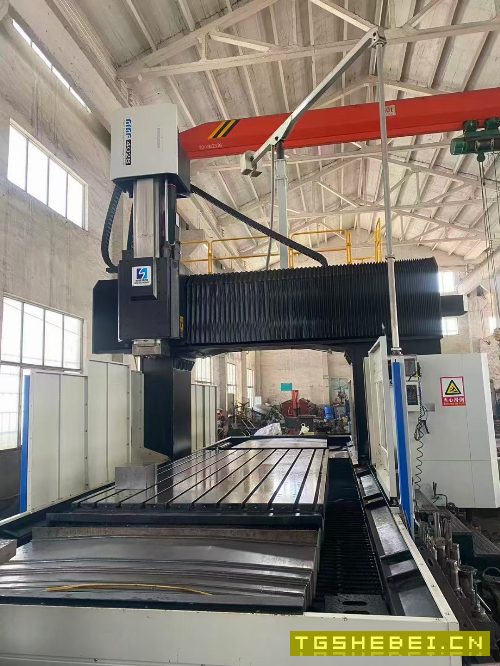 刚刚买下：顶配南通国盛4028龙门加工中心，2022年10月.