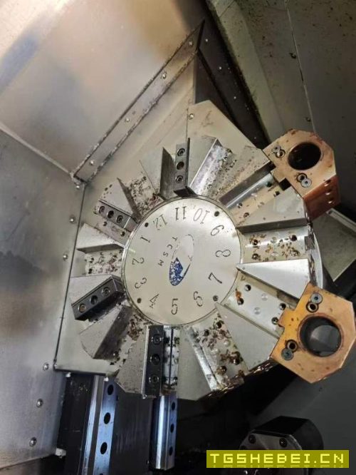 使用几百小时，2023年国盛lHT1031数控车床、发那科Plu.