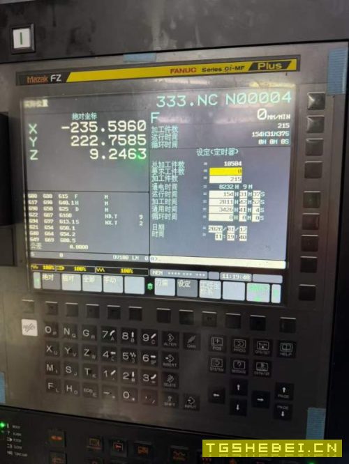 2022年7月马扎克VCE430AL（1台）