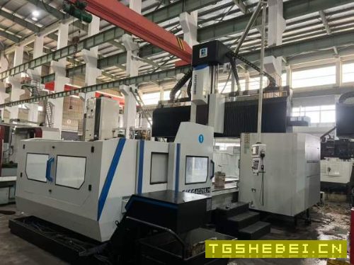 刚刚到货南通国盛4028龙门加工中心，工作台2000/4000m.