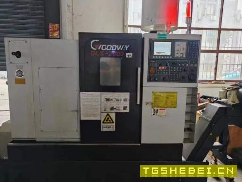 刚刚买下程泰GLS-2000斜轨车床、发那科TF系统，高配@.