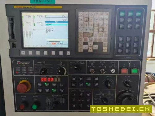 刚刚买下程泰GLS-2000斜轨车床、发那科TF系统,高配@.