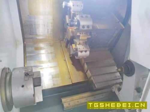 刚刚买下程泰GLS-2000斜轨车床、发那科TF系统，高配@.