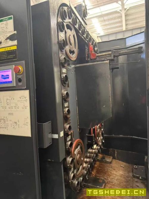 同款三台：韩国原装斗山HM500双工位卧加，FANUC31i系.
