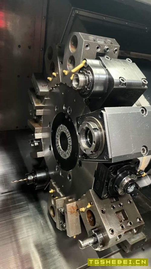 日本津上M08SY双主轴车铣复合机发那科TF系统，带Y轴，.