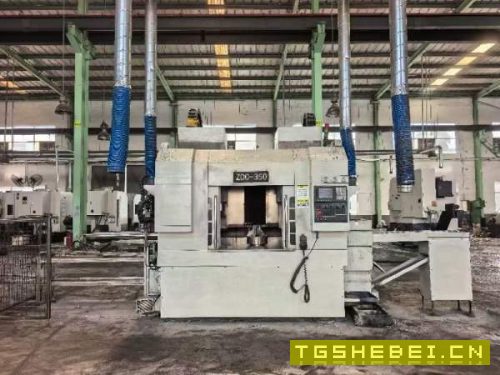 金沙ZDC-350倒立车双主轴，双刀塔结构主轴12寸，8工位.