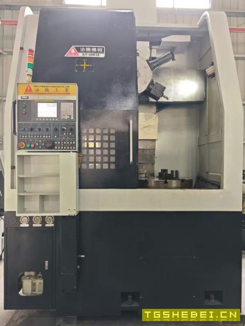 同款4台！！！台湾油机KV-600AL数控立车，发那科TF系.