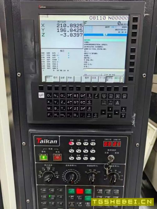 带中心出水的855到货了，新到一台2022年台群856S加工.