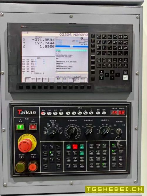 新到一台2021年台群1375重型加工中心，主轴带中心出水.