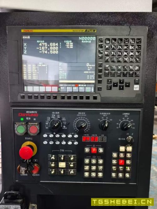 同款2台，2023年德扬DV855加工中心，法那科mf